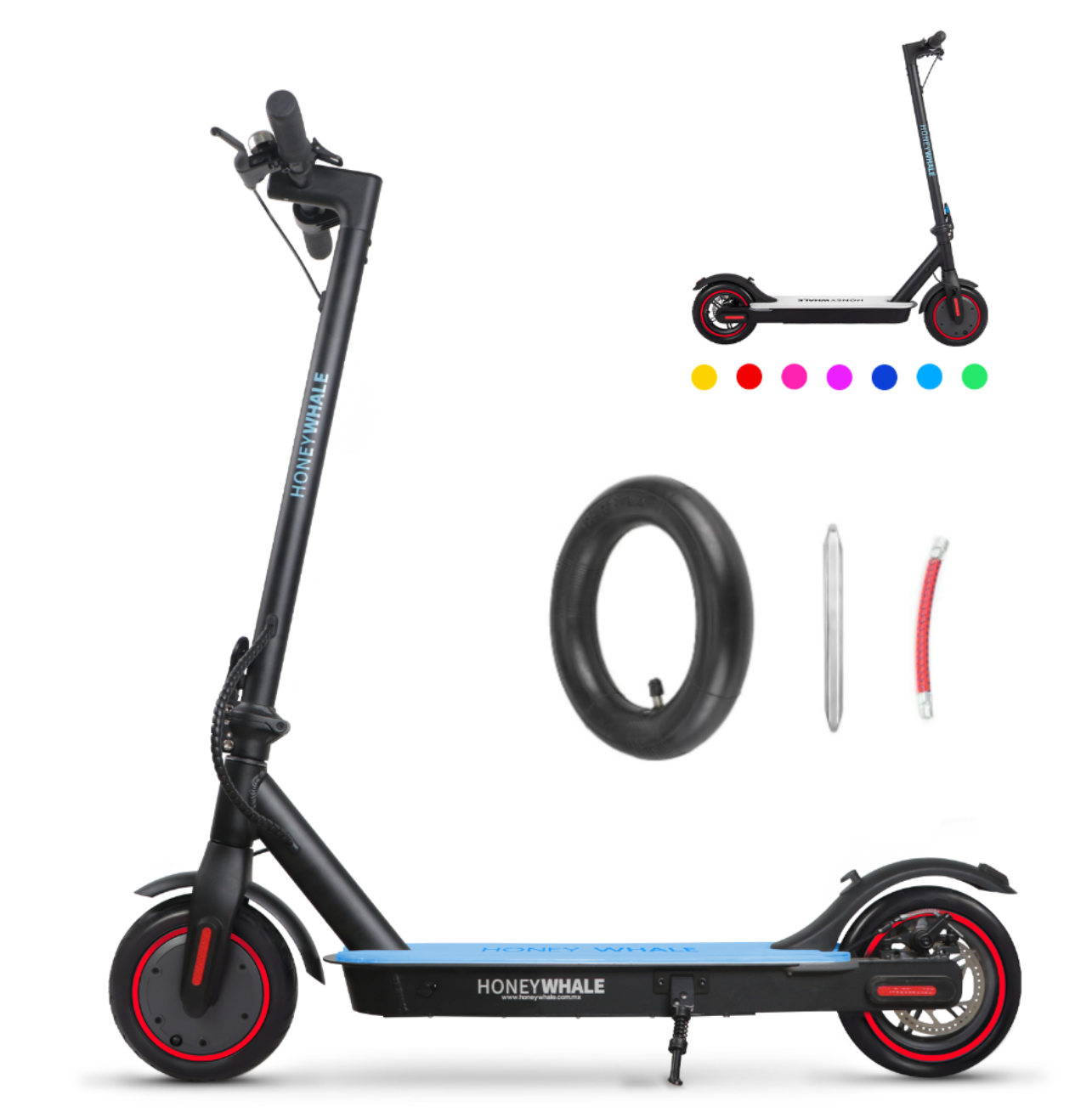 Patinete elétrico melhor custo beneficio 3 HONEYWHALE S2 Patinete Elétrico Dobrável (500W pico, bateria 6,6Ah)
